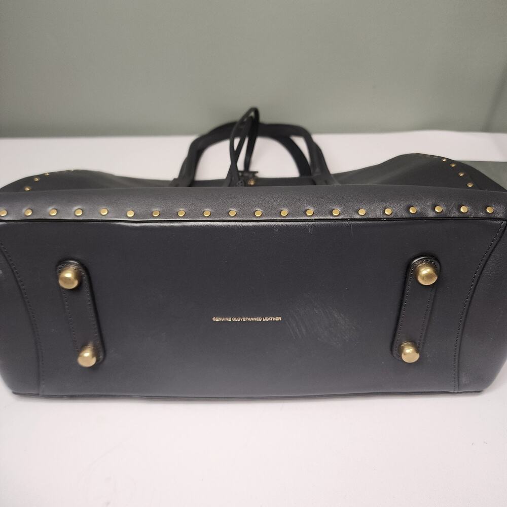 Coach 31932 Cooper Carryall with Rivet Brass Midnight Navy Blue Glovetanned - Picture 7 of 8